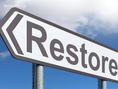 restored