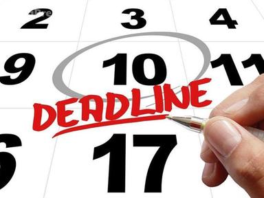 deadline