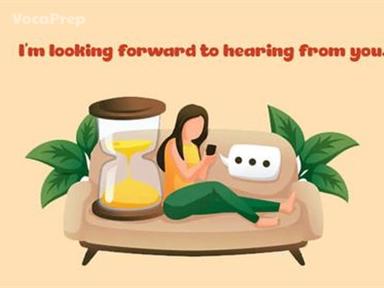 look forward to
