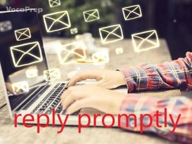 promptly
